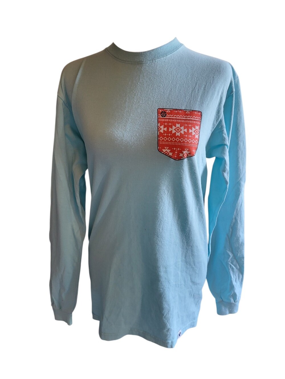 Simply Southern Long Sleeve Tee Blue sz S